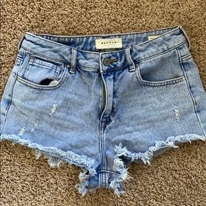 Pacsun High Rise Denim Festival Shorts